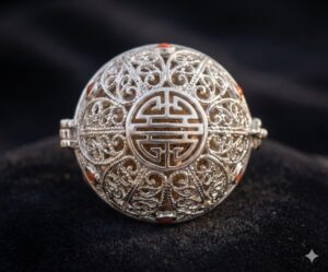 The YOJQI Grounding Amulet | Cinnabar & Silver Unnamed 3 300x249