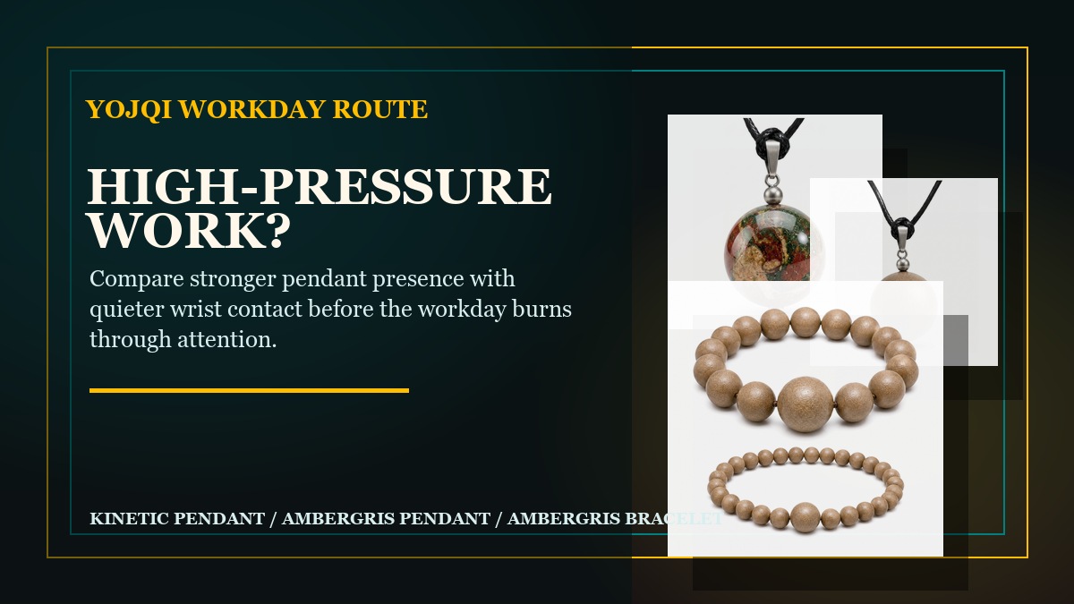 Which YOJQI Anchor Fits High-Pressure Work? YOJQI wearable therapy anchor for digital fatigue and Wei Qi boundary