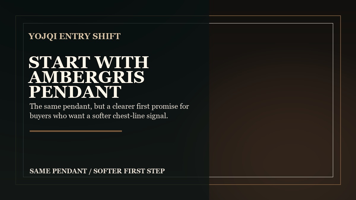 Why July 4 Starts with the Softer Ambergris Pendant Route YOJQI Ambergris Pendant July 4 protection route